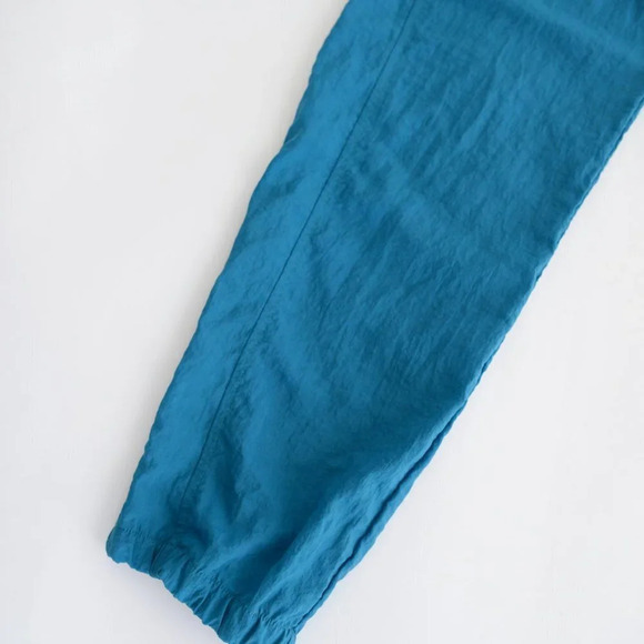 Vintage Reebok Sport  Teal Nylon Jogging Pants Med - Picture 8 of 12